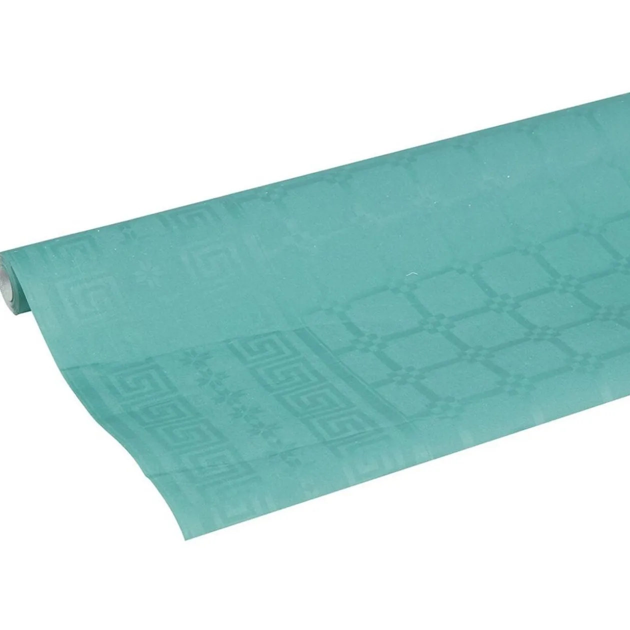 Nappe en papier damassé vert émeraude