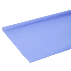 Nappe en papier gaufré toile de lin bleu foncé 1,2x15m