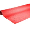 Nappe en papier gaufré toile de lin rouge 1,2x15m