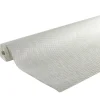 Nappe en papier gaufré toile de lin blanc 1,2x15m