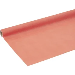 Nappe en papier voie sèche effet tissu orange