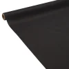Nappe en papier voie sèche effet tissu noir 4 m < Gifi New