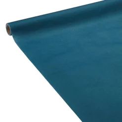 Nappe en papier voie sèche effet tissu bleu canard 4 m < Gifi Hot