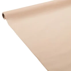 Nappe en papier voie sèche effet tissu blanc lin 4 m