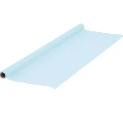 Nappe en papier voie sèche effet tissu bleu clair clair 4 m < Gifi