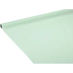 Nappe en papier voie sèche effet tissu vert d'eau 4 m < Gifi Outlet