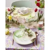 Nappe en tissu motif floral pastel 150x250cm