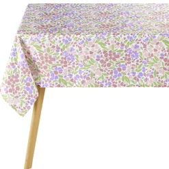 Nappe en tissu motif floral pastel 150x250cm