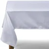 Nappe jacquard blanche motif arabesque L 250 cm < Gifi Sale