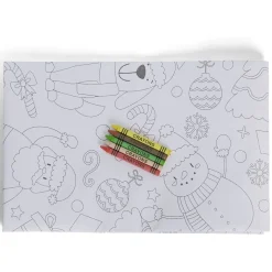 Nappe Noël à colorier