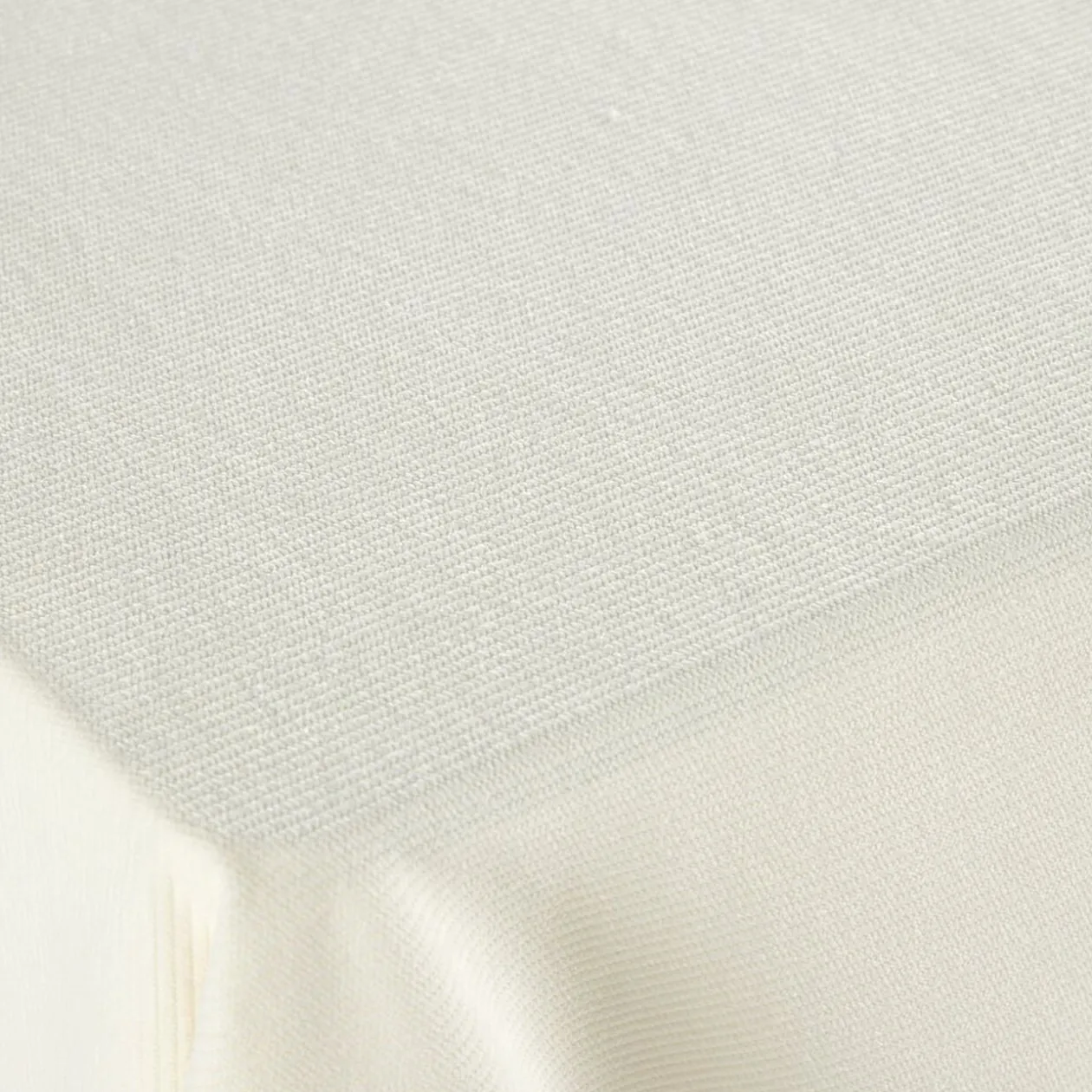 Nappe polyester tissu côtelé L300X140 cm beige