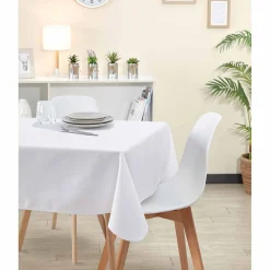 Nappe rectangulaire blanche