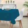 Nappe rectangulaire polyester anti tâche uni bleu < Gifi Clearance