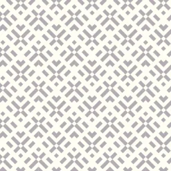 Nappe rectangulaire tissu Dakar carreaux de ciment gris 140x250cm < Gifi Outlet
