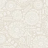 Nappe rectangulaire tissu Dakar motif ethnique beige et blanc 140x250cm < Gifi Hot