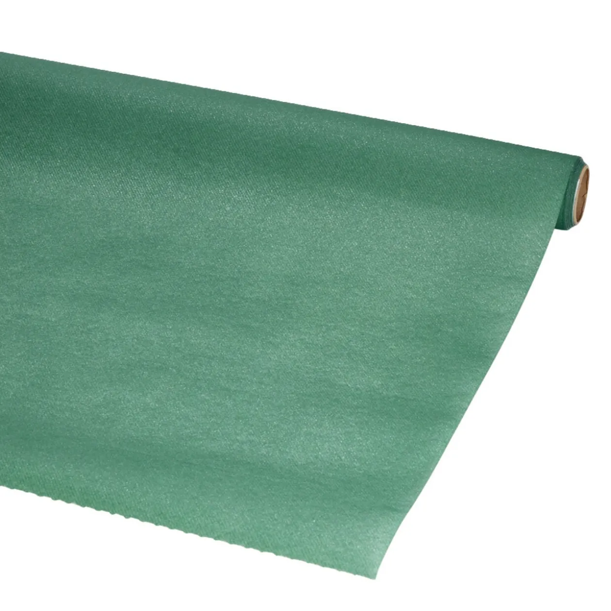 Nappe verte à paillettes papier intissé 120xL400cm