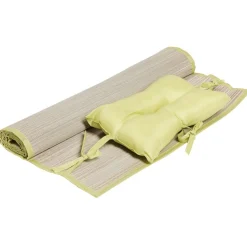 Natte de plage avec coussin 190x60 cm