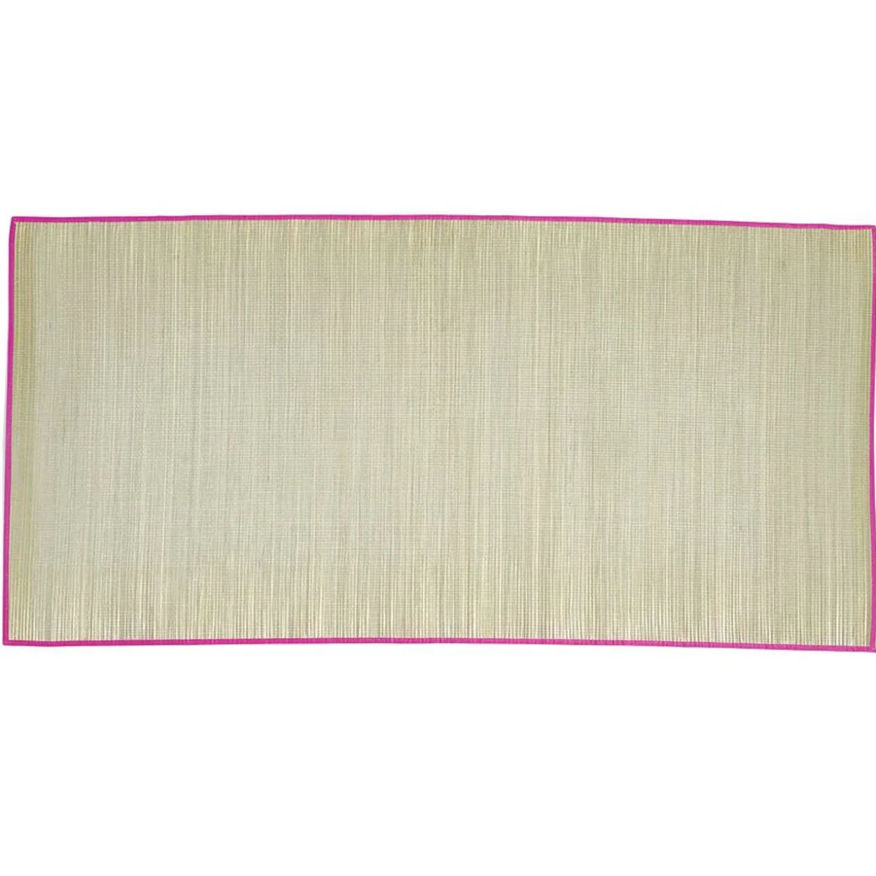 Natte de plage en paille 180x90cm - 3 coloris