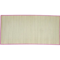 Natte de plage en paille 180x90cm - 3 coloris