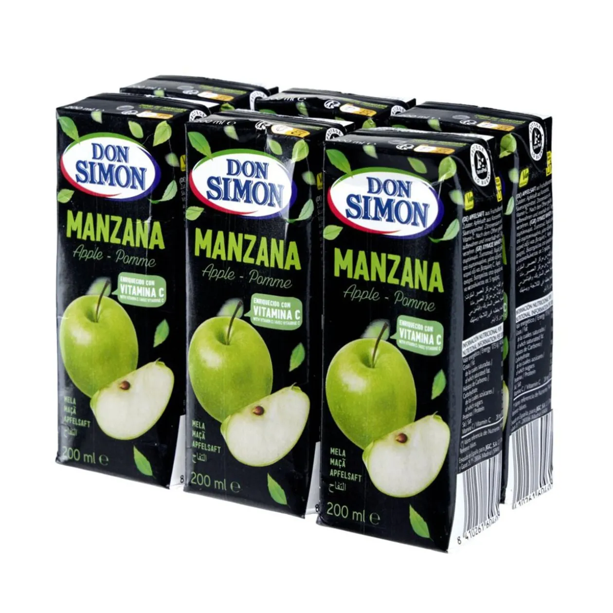 Nectar pomme Don Simon 6x200ml