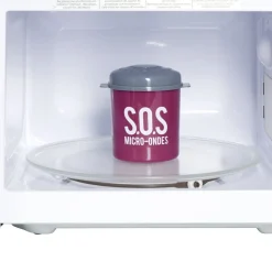 Nettoyeur pour micro-ondes 120ml plastique 8x7xH9cm
