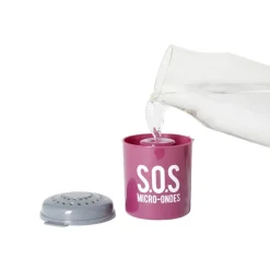 Nettoyeur pour micro-ondes 120ml plastique 8x7xH9cm