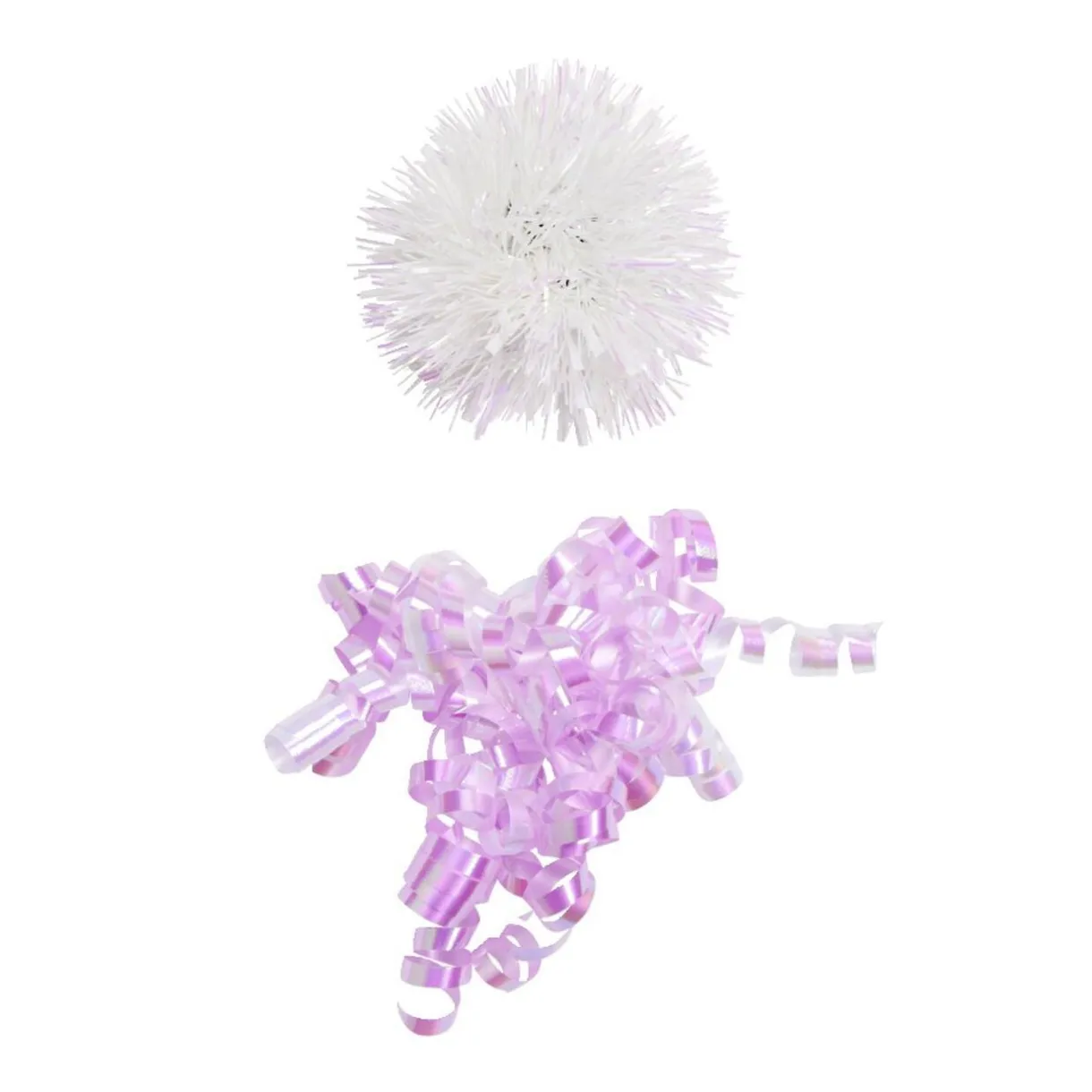 Noeud cadeau avec pompons et frisettes H15cm (5 modèles) < Gifi Hot