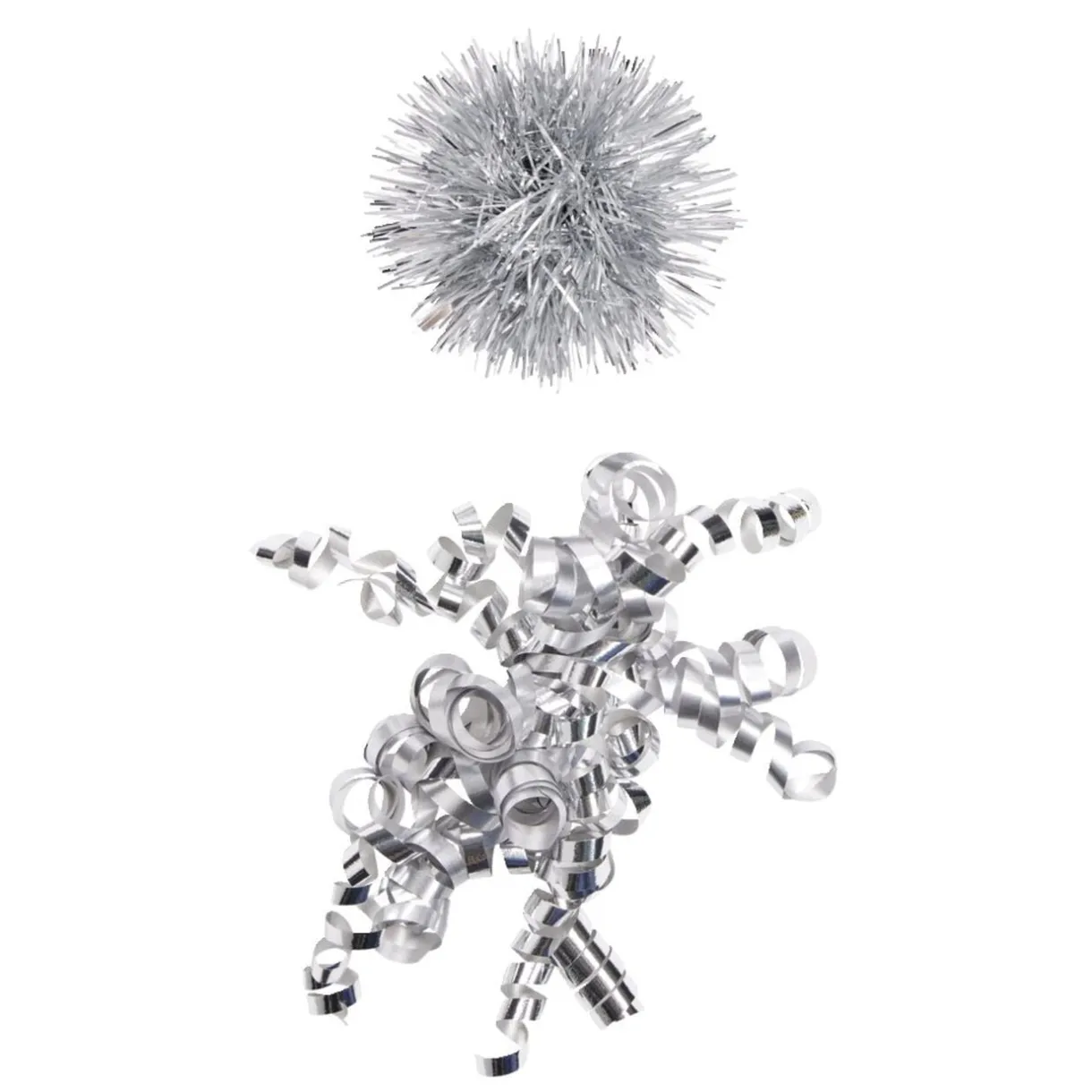 Noeud cadeau avec pompons et frisettes H15cm (5 modèles) < Gifi Hot