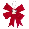 Noeud de Noël Disney Mickey rouge à suspendre 40x40cm