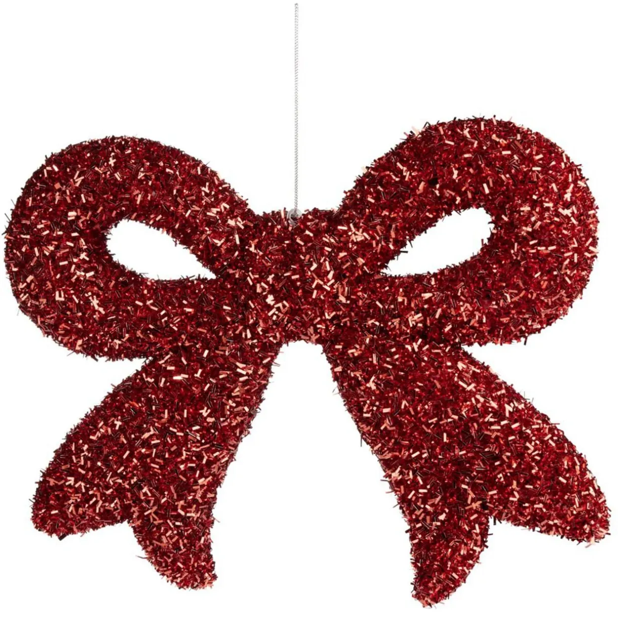 Noeud de Noël pailleté à suspendre L25cm (3 modèles) < Gifi Sale