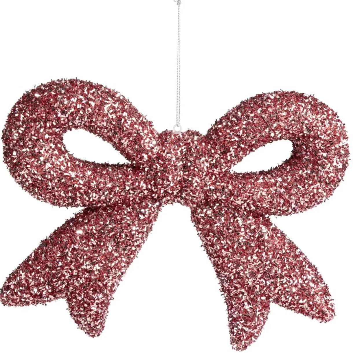 Noeud de Noël pailleté à suspendre L25cm (3 modèles) < Gifi Sale