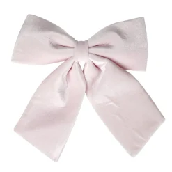 Noeud de Noël velours rose poudré grand modèle 40x40cm < Gifi Hot