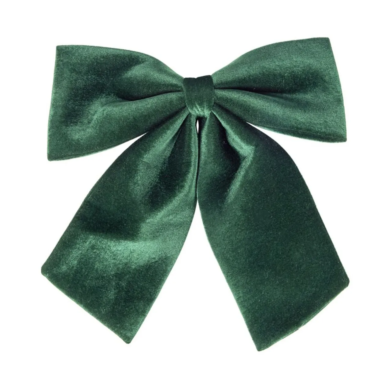 Noeud de Noël velours vert sapin grand modèle 40x40cm < Gifi Online