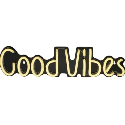 Néon LED inscription Good Vibes jaune < Gifi Online