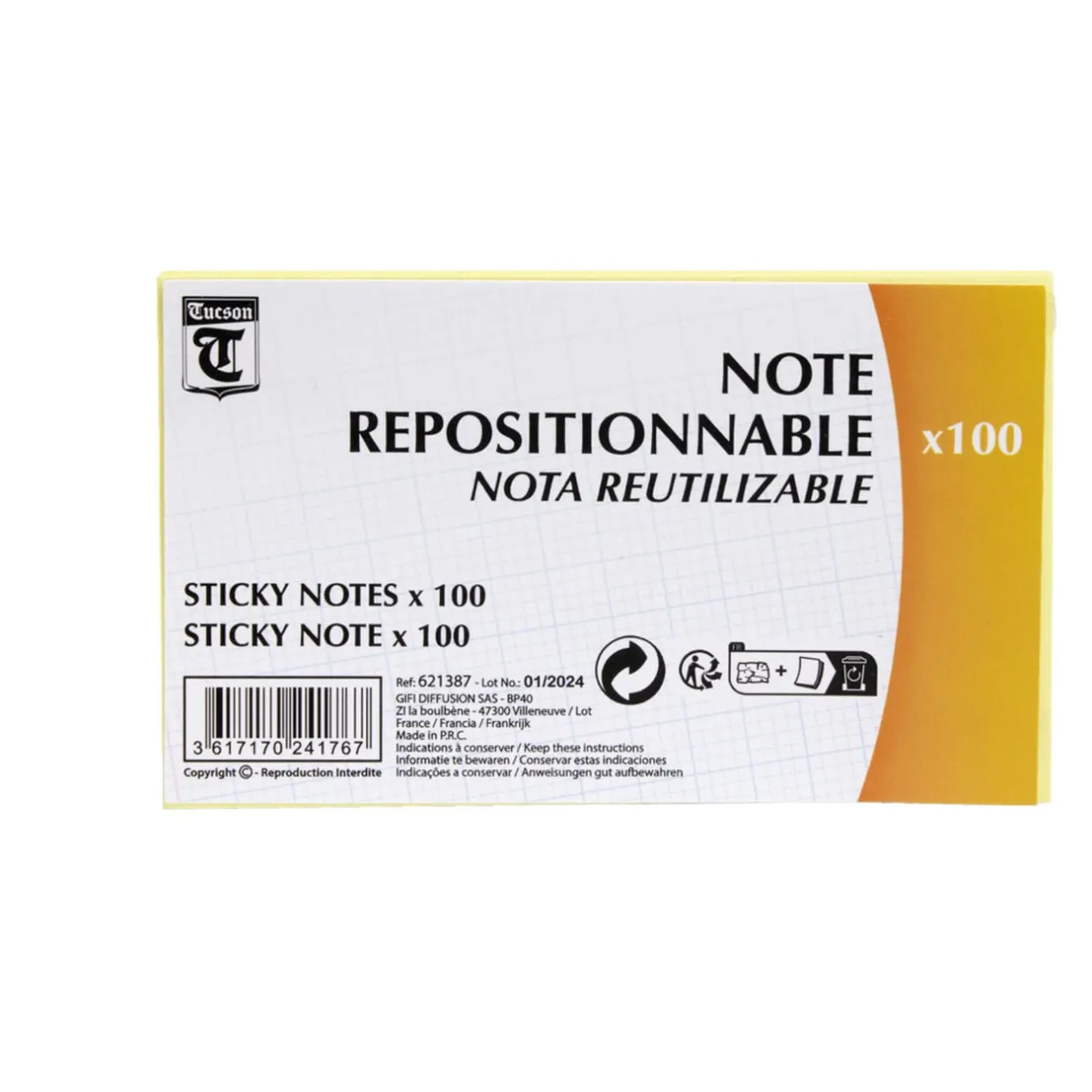 Note repositionnable x100 < Gifi Clearance