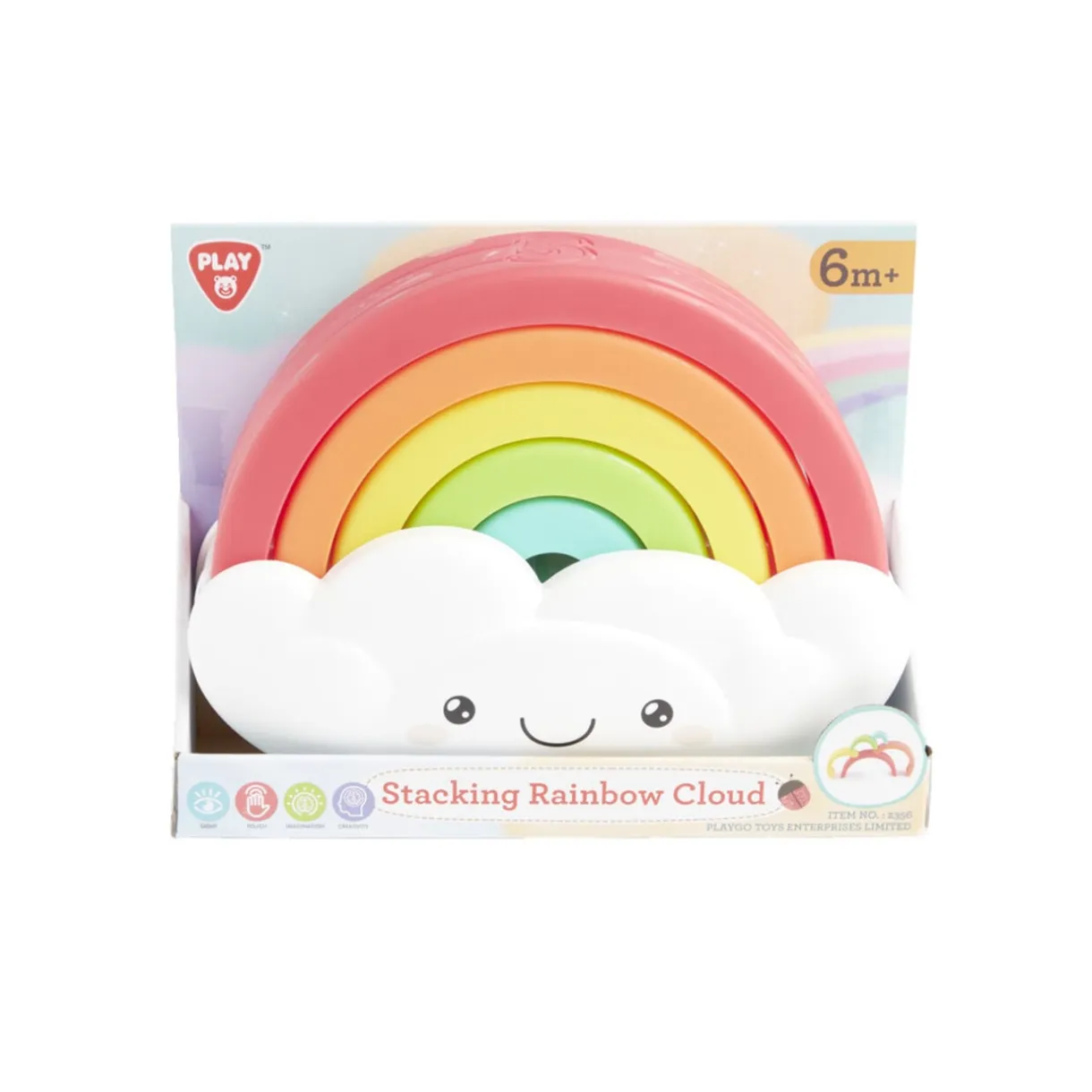 Nuage arc en ciel empilable 24x10xH22cm < Gifi New