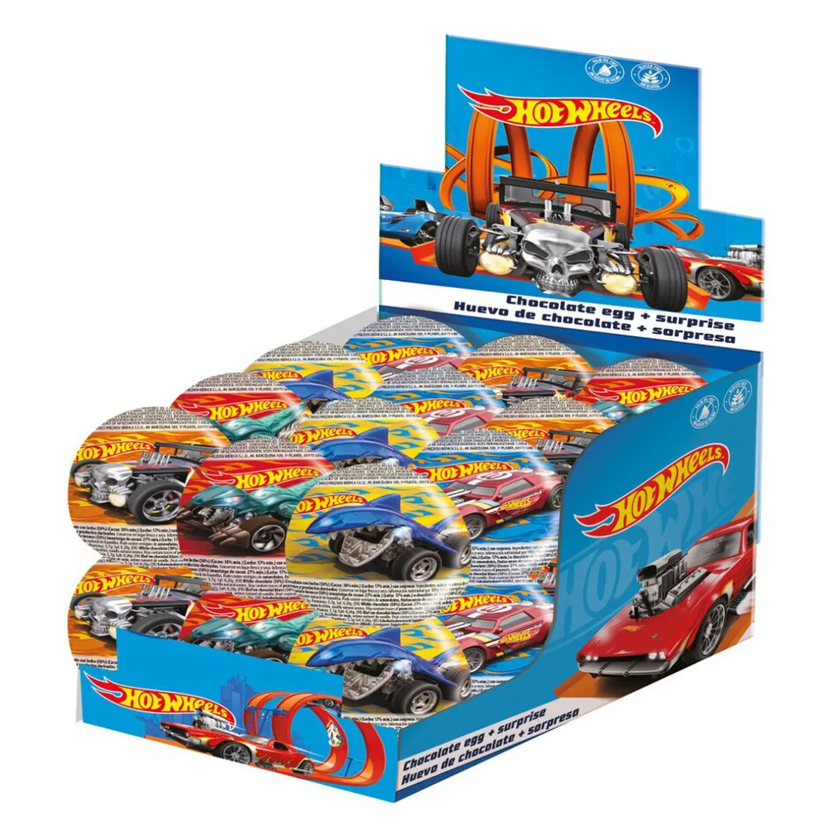 oeuf surprise chocolat Hot Wheels 20gr (4 modèles) < Gifi Hot