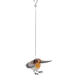 Oiseau décoratif à suspendre métal noir 20xH15cm < Gifi Best
