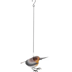 Oiseau décoratif à suspendre métal noir 20xH15cm < Gifi Best