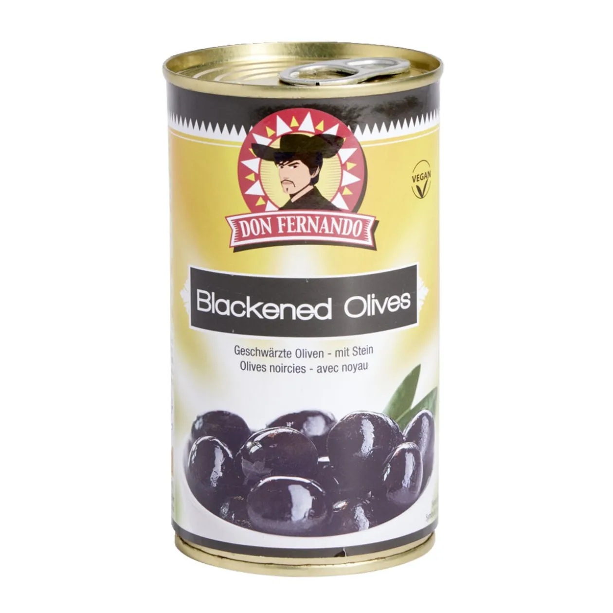 Olive noire avec noyau 350gr