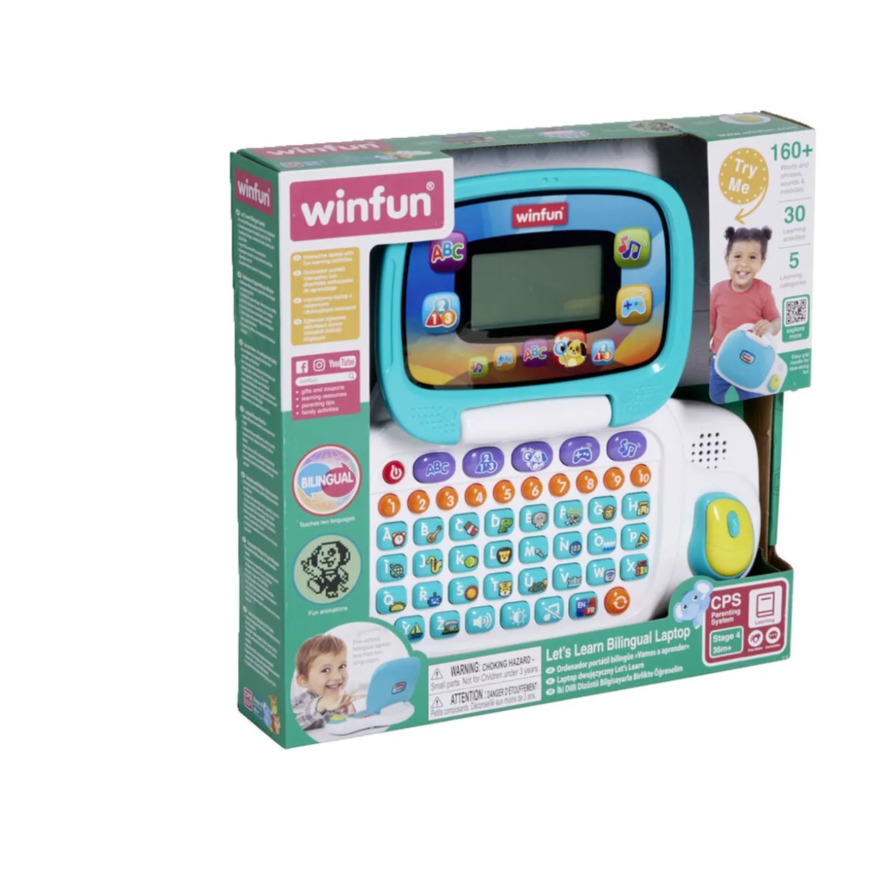 Ordinateur portable bilingue pour enfant