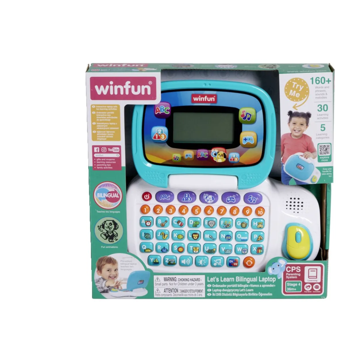 Ordinateur portable bilingue pour enfant