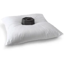 Oreiller carré blanc uni 60x60cm < Gifi