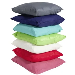Oreiller carré couleur uni 60x60xÉp15cm (10 modèles) < Gifi
