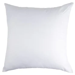 Oreiller carré moelleux polyester blanc Acar'Protect 60x60cm < Gifi Outlet