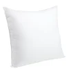 Oreiller carré 60x60cm moelleux blanc