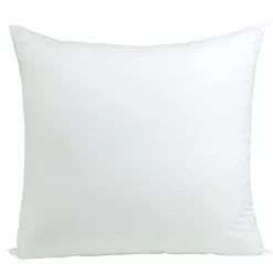 Oreiller carré 60x60cm moelleux blanc
