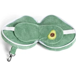 Oreiller de voyage 2 en 1 masque pour les yeux polyester - 4 coloris < Gifi Discount