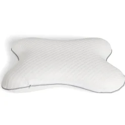 Oreiller ergonomique à mémoire de forme 51x36cm polyester blanc < Gifi New