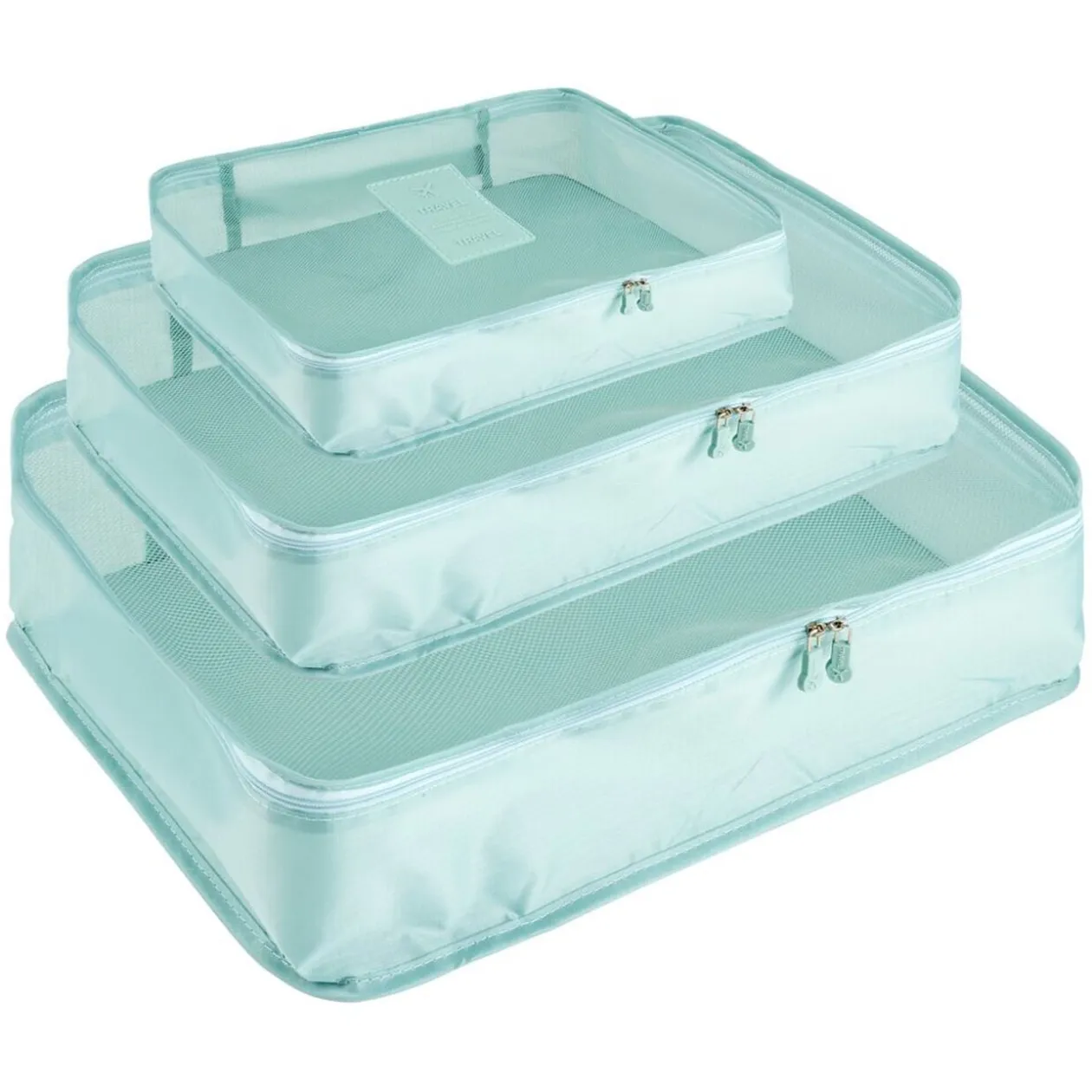 Organisateur de voyage x6 polyester bleu